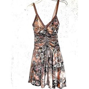 Heart Moon Star tapestry floral print